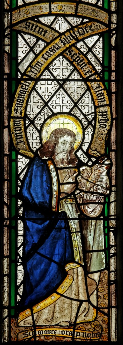 Window S5 Depicting the Evangelist: St Mark by English School